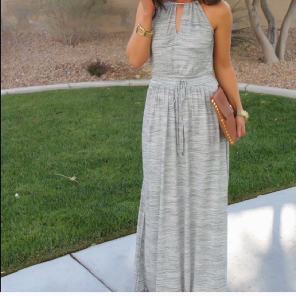Banana Republic Dresses & Skirts - Banana Republic Heather Gray Maxi Dress